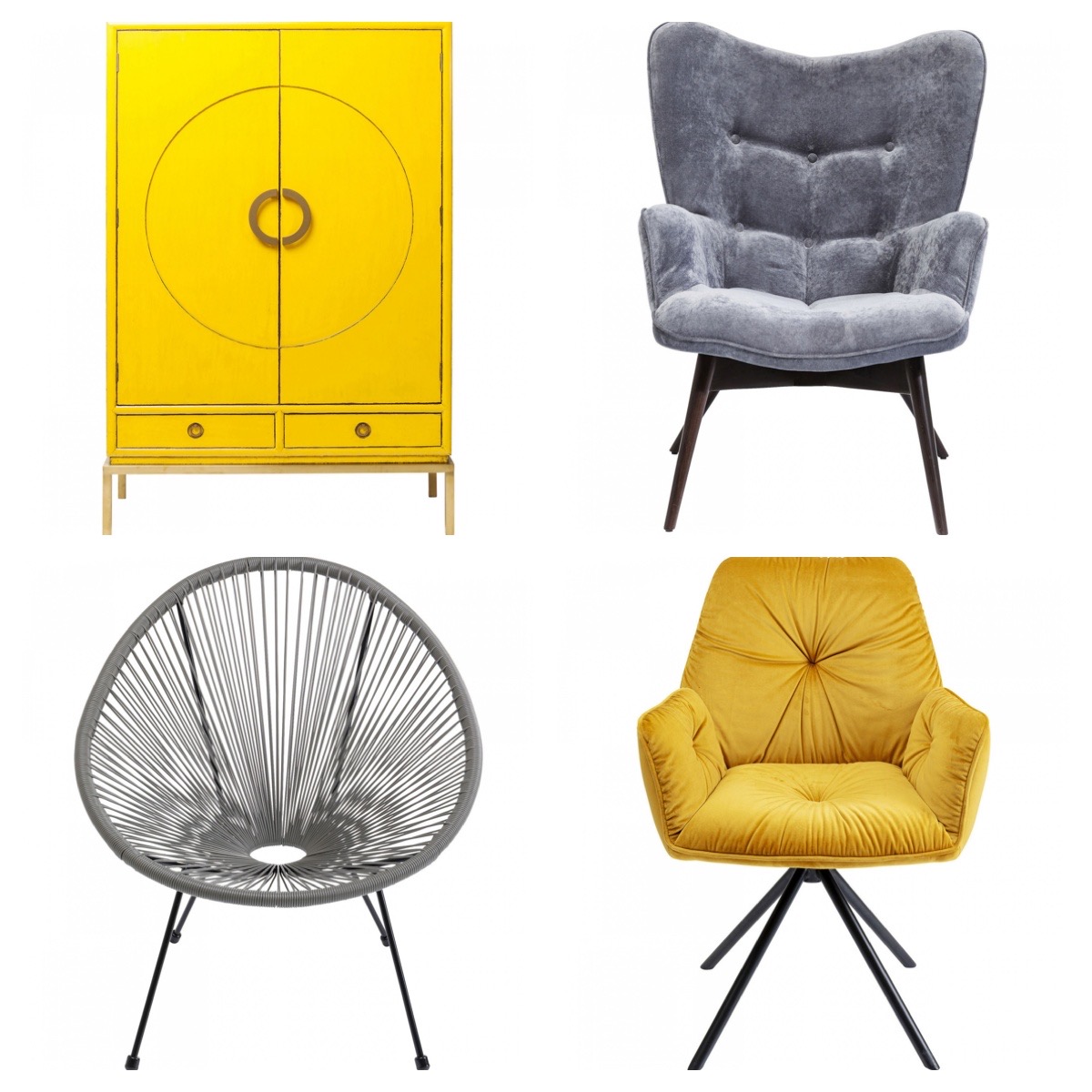 Oživte váš interiér trendy barvami! Roku 2021 bude vládnout sytě žlutá a šedá!